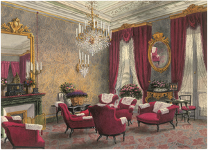 Lot 6697, Auction  127, Contini, Joseph, Salon der Großfürstin Olga Nikolajewna in Cannes