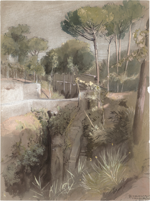 Lot 6704, Auction  127, Schick, Rudolf, Schlucht bei Sant'Agnello auf der Sorrentiner Halbinsel