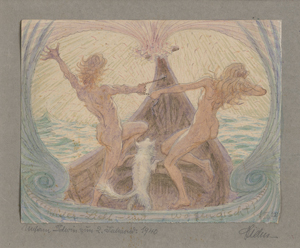 Lot 6727, Auction  127, Fidus, "Wider-Licht und Wogengischt"