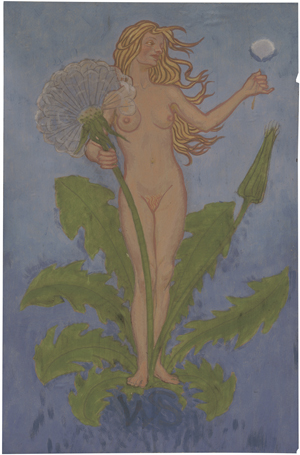Lot 6745, Auction  127, Sachsze, Werner, Frau mit Löwenzahn 