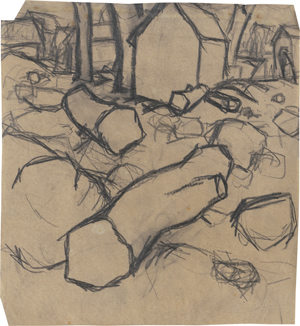 Lot 6944, Auction  127, Rainer, Arnulf, Gefällte Bäume
