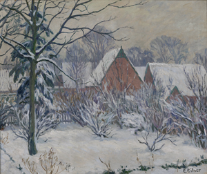 Lot 7015, Auction  127, Eitner, Ernst, Tief verschneit (Hummelsbüttel)