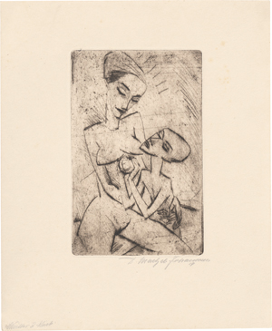Lot 7057, Auction  127, Maetzel-Johannsen, Dorothea, Mutter und Kind