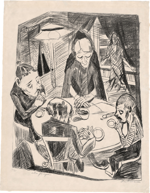 Lot 7066, Auction  127, Beckmann, Max, Der Hunger