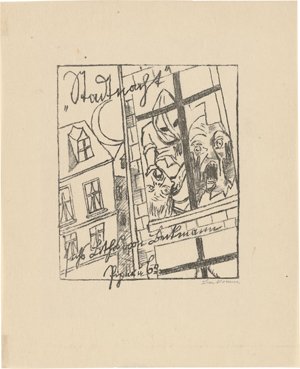 Lot 7068, Auction  127, Beckmann, Max, Stadtnacht