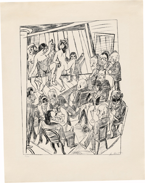 Lot 7069, Auction  127, Beckmann, Max, Nackttanz
