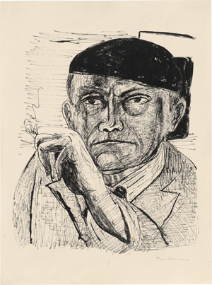 Lot 7071, Auction  127, Beckmann, Max, Selbstbildnis