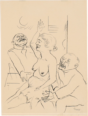 Lot 7072, Auction  127, Grosz, George, Zu vorgerückter Stunde