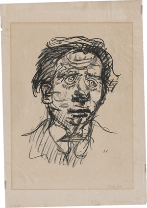 Lot 7077, Auction  127, Kokoschka, Oskar, Max Reinhardt (Kopf)