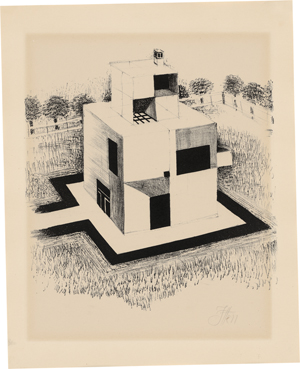 Lot 7100, Auction  127, Itten, Johannes, Haus des weißen Mannes