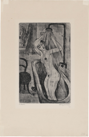 Lot 7109, Auction  127, Felixmüller, Conrad, Duschen