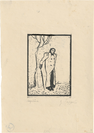 Los 7125 - Tappert, Georg - Vagabundin (Alte Frau unterm Baum) - 1 - thumb