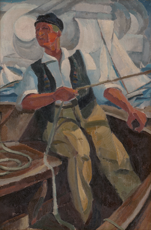 Lot 7140, Auction  127, Melzer, Moriz, Segelnder Fischer