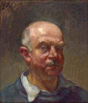Lot 7142, Auction  127, Meidner, Ludwig, Selbstportrait
