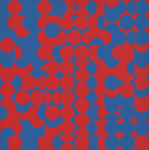 Lot 7203, Auction  127, Sýkora, Zdeněk, Red-blue structure