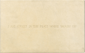Lot 7266, Auction  127, Holzer, Jenny, I AM AWAKE IN THE PLACE WHERE WOMEN DIE