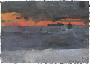 Lot 7270, Auction  127, Fußmann, Klaus, Abend an der Ostsee