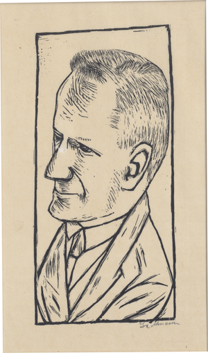 Lot 8009, Auction  127, Beckmann, Max, Bildnis Reinhard Piper