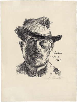 Lot 8022, Auction  127, Corinth, Lovis, Selbstbildnis mit Schlapphut
