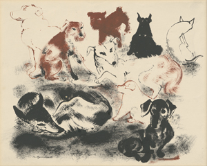 Lot 8038, Auction  127, Hegenbarth, Josef, Hunde