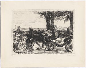 Lot 8069, Auction  127, Liebermann, Max, Korso auf dem Monte Pincio