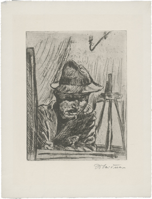 Lot 8078, Auction  127, Meidner, Ludwig, Selbstbildnis