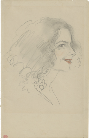 Lot 8090, Auction  127, Orlik, Emil, Mädchenkopf (Profil nach rechts)