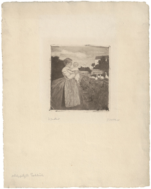 Lot 8091, Auction  127, Orlik, Emil, Vor dem Dorfe