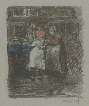 Lot 8092, Auction  127, Orlik, Emil, Muschelverkäufer, Rotterdam
