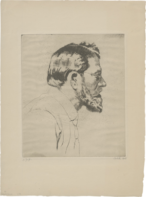 Lot 8094, Auction  127, Orlik, Emil, Selbstbildnis