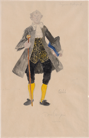 Lot 8098, Auction  127, Pankok, Bernhard, Figurine zu Don Curzio aus Mozarts "Le nozze di Figaro"