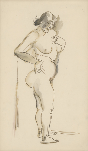 Lot 8120, Auction  127, Tappert, Georg, Stehender Akt