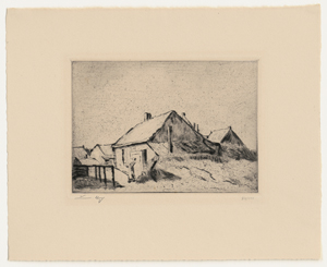 Lot 8123, Auction  127, Ury, Lesser, Holländische Fischerhütten