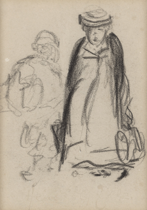 Lot 8140, Auction  127, Zille, Heinrich, Madameken mit Ede im Hintergrund