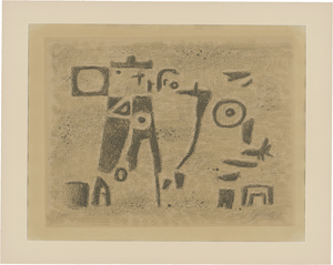 Lot 8164, Auction  127, Baumeister, Willi, Nicht lässt das Schicksal sich hindern