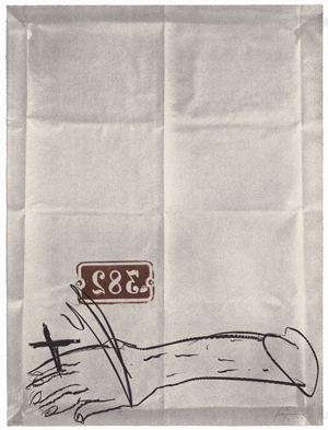 Lot 8295, Auction  127, Tàpies, Antoni, Bras et chiffres