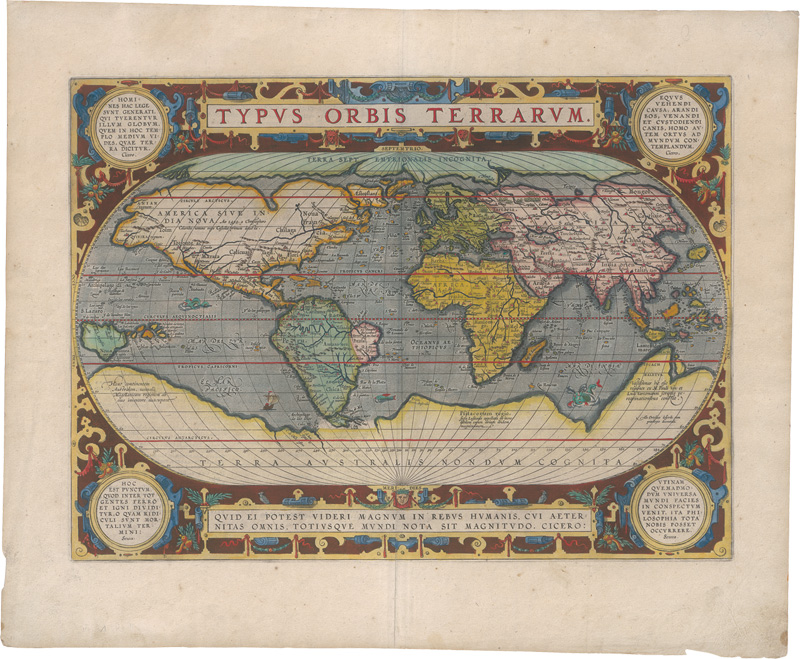 Lot 30, Auction  127, Ortelius, Abraham und Hogenberg, Frans, Typus orbis terrarum