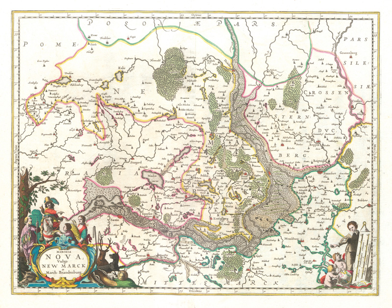 Lot 242, Auction  127, Brandenburg, Konvolut von 12 grenzkolorierten 