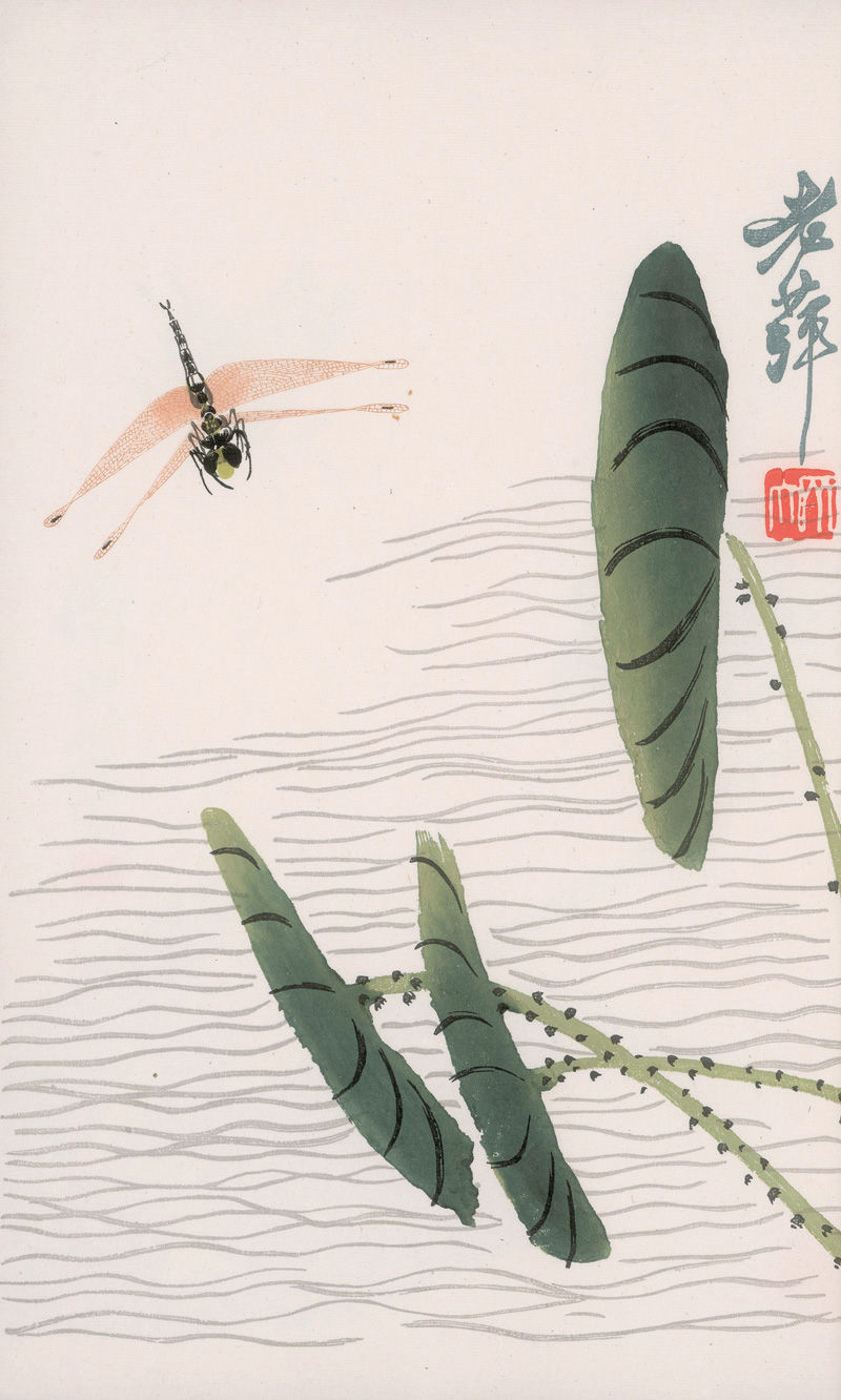 Lot 649, Auction  127, Qi Baishi, Rong Bao zhai xin ji shi jian pu. 2 chinesische Blockbücher 