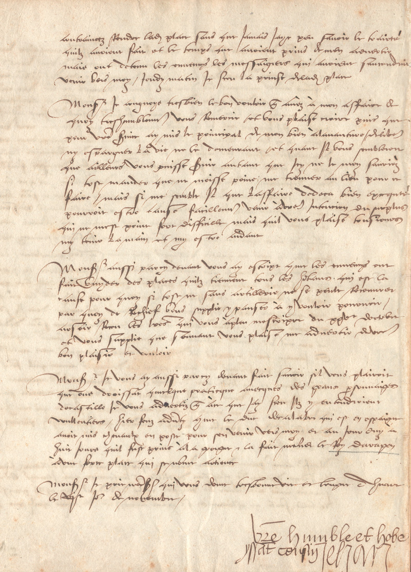Lot 1006, Auction  127, Chapelle de Chambon, 2 mittelalterliche Urkunden. Französische Handschrift auf Pergament
