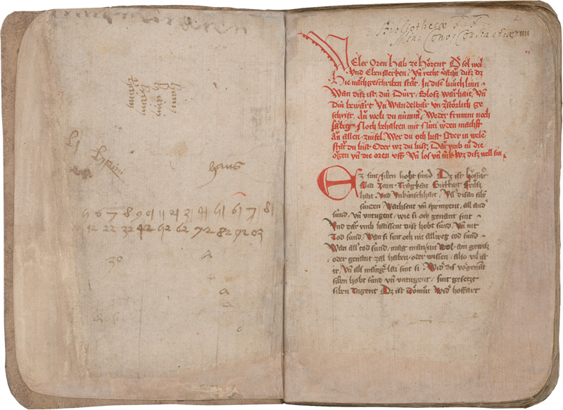 Lot 1011, Auction  127, Katechetische Sammelhandschrift, Deutsche Handschrift auf Papier. Südwestdeutschland um 1400