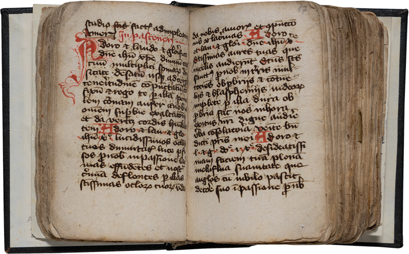 Lot 1014, Auction  127, Johannes von Neumarkt, Mystische Sammelhandschrift. Deutsche Handschrift auf Papier. Nürnberg, St. Katharina, 2. Drittel des 15. Jahrhunderts. - Umfangreiche spätmittelalterliche Sammelhandschrift