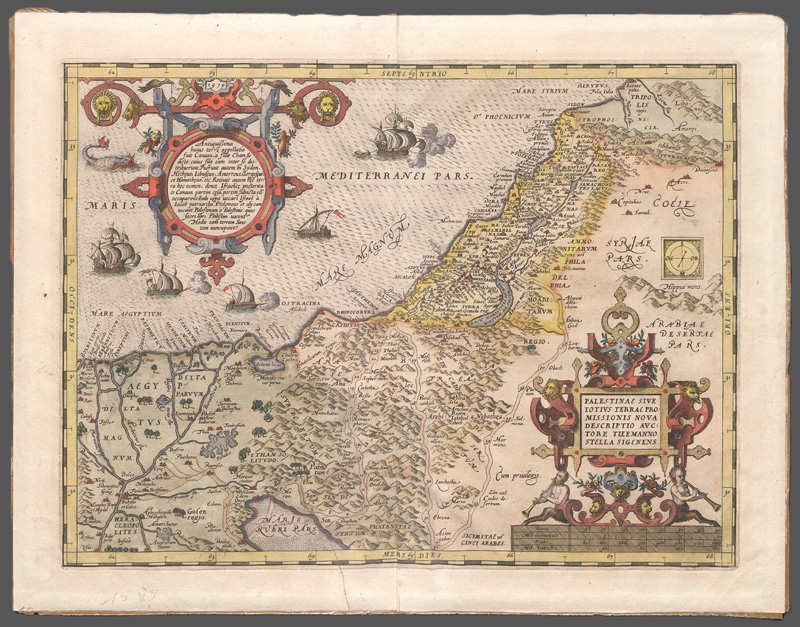Lot 1171, Auction  127, Ortelius, Abraham, Palestinae sive totius terrae promissionis 