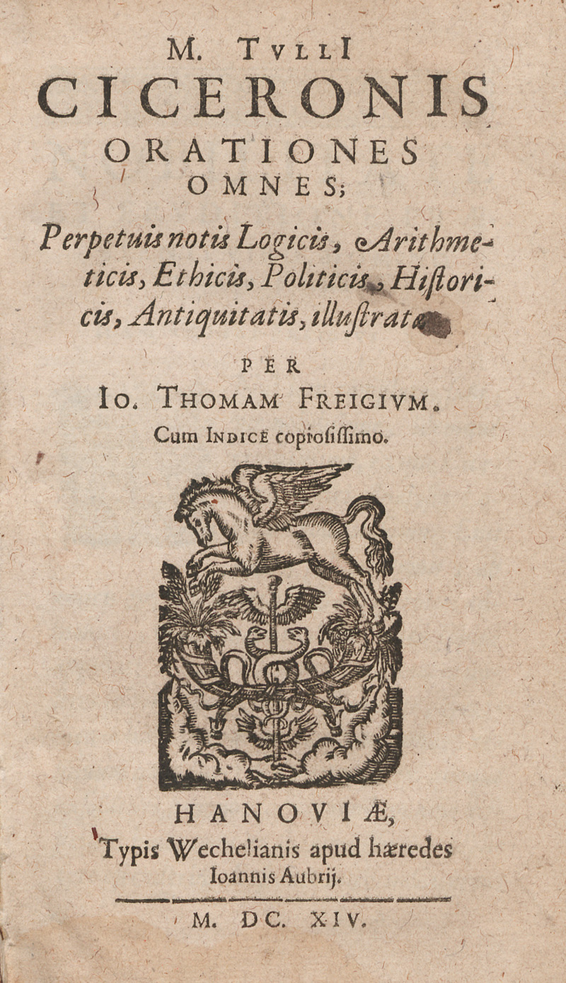 Lot 2019, Auction  127, Cicero, Marcus Tullius, Orationes omnes