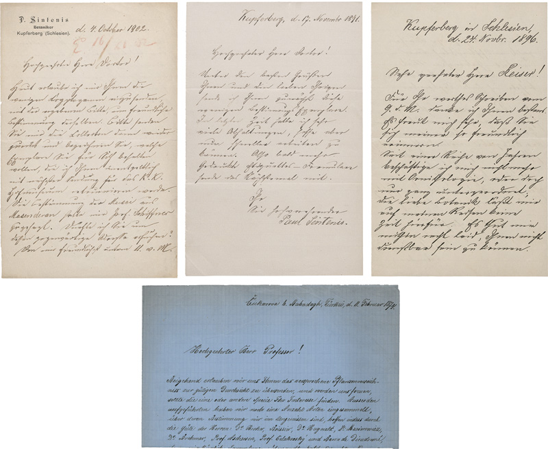 Lot 2558, Auction  127, Botaniker, Konvolut von 22  Briefen und 5 Briefkarten.Ca 1832-1905