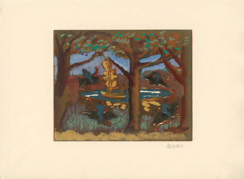 Lot 3232, Auction  127, Beskow, Elsa und Metzkes, Harald - Illustr., Hänschen im Blaubeerenwald. Mit 14 Holzschnitten von Harald Metzkes