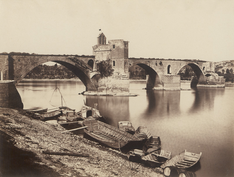 Lot 4016, Auction  127, Baldus, Édouard, Pont Saint-Bénézet, Avignon