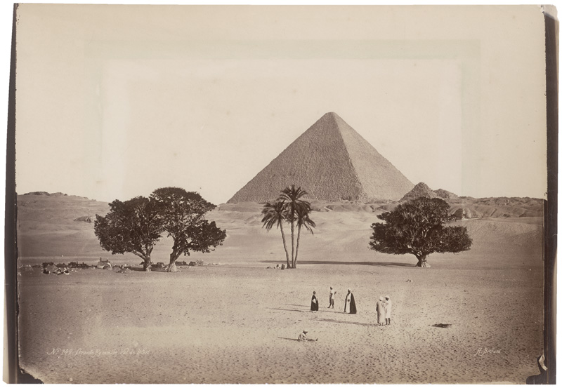 Lot 4017, Auction  127, Béchard, Émile, Grande Pyramide vue de l'Est