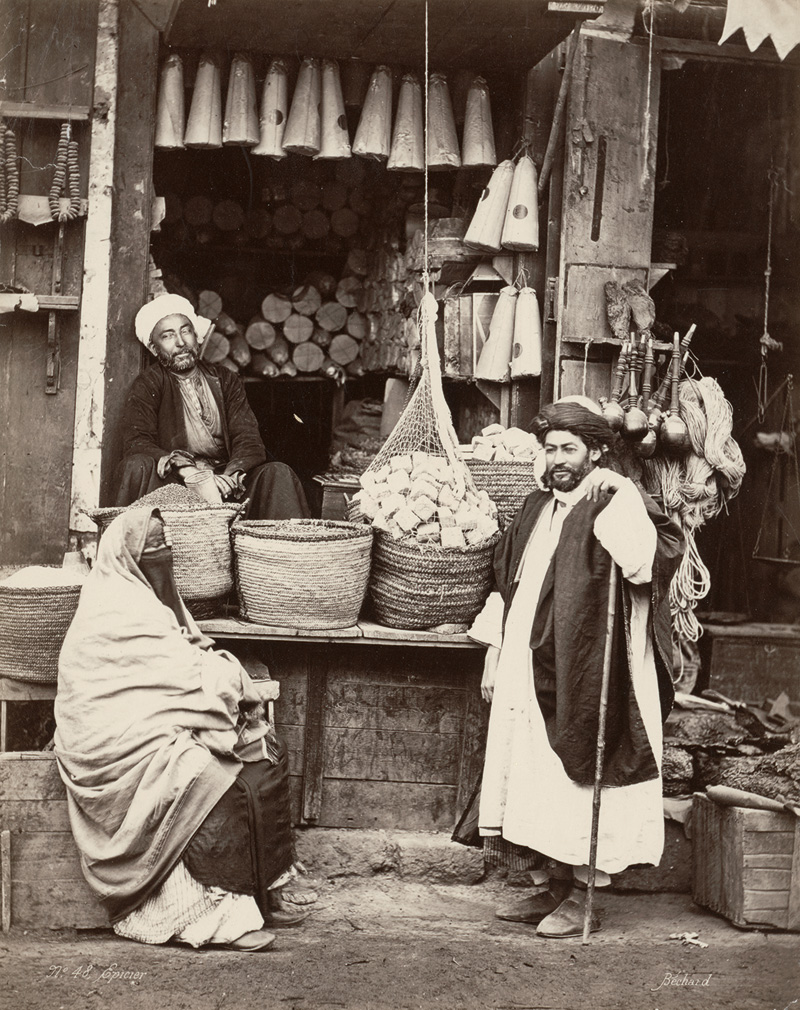 Lot 4018, Auction  127, Béchard, Émile, Market and street scenes in Cairo, Thèbes and Port d' Assouan