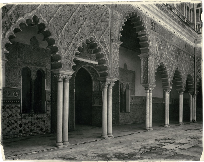 Lot 4029, Auction  127, Braun et Cie., View of the Alcázar, Sevilla